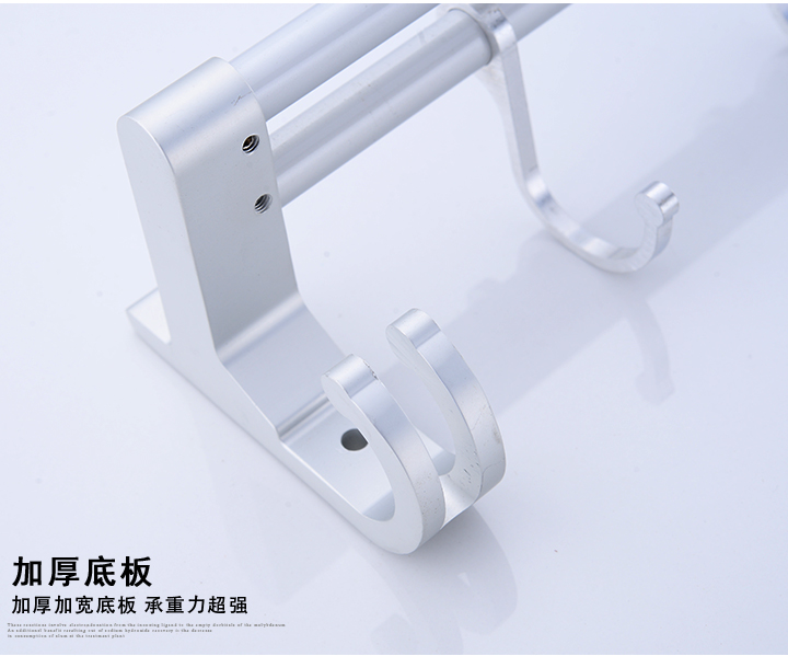 Kệ bếp treo tường giá nồi không gian dao nhôm nhà bếp cung cấp lưu trữ giá thìa thìa giá miễn phí đấm - Phòng bếp chảo vân đá