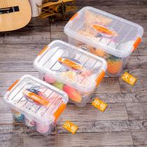 (Portable storage box) multi-number high transparent color storage box storage box storage box plastic finishing box transparent storage box