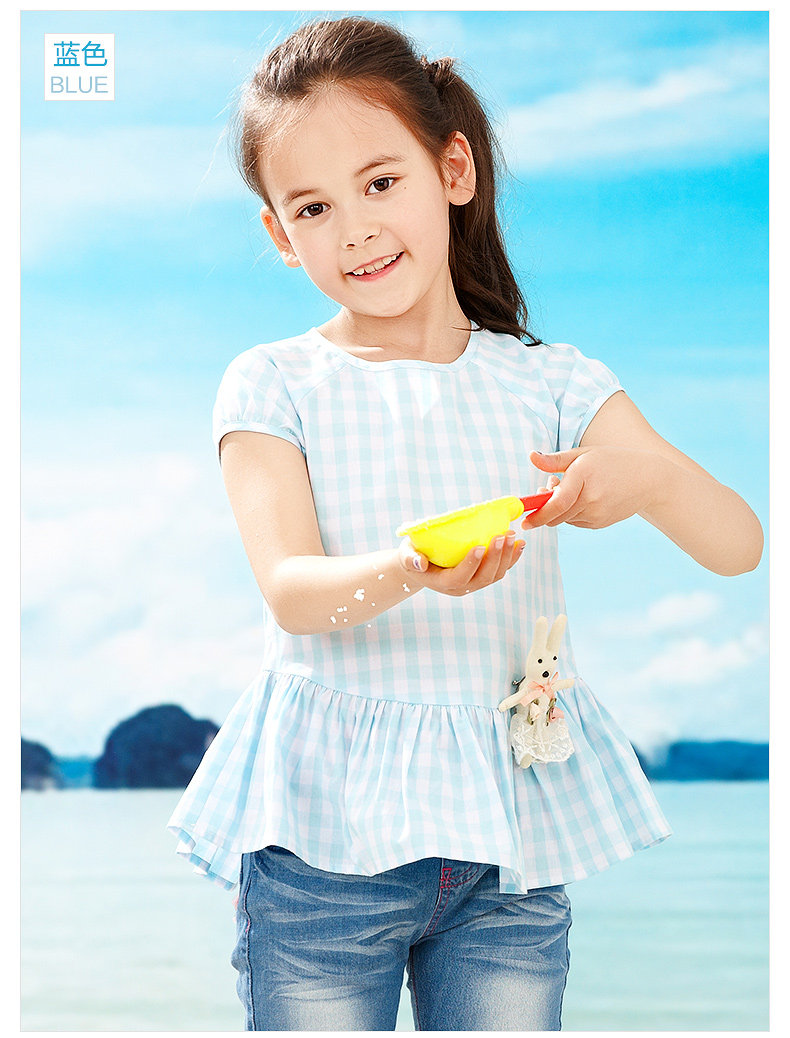 Chemise fille XZXDD à manche courte - Ref 2084495 Image 24