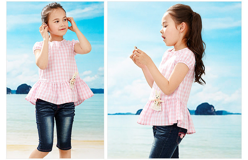 Chemise fille XZXDD à manche courte - Ref 2084495 Image 18