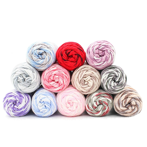 Зимний шарф, шапка, плетеный шерстяной клубок пряжи ручной работы для начинающих для влюбленных