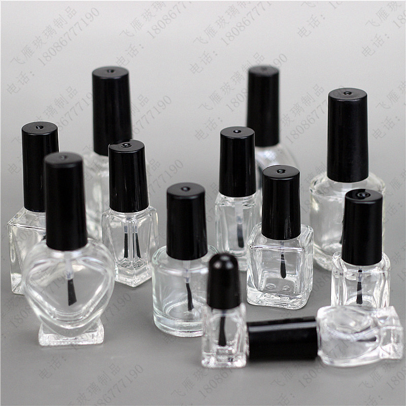 Nail Polish Bottle, Nail Polish Gel Empty Bottle, Brush Glass Bottle, Pedicure Special Bottle