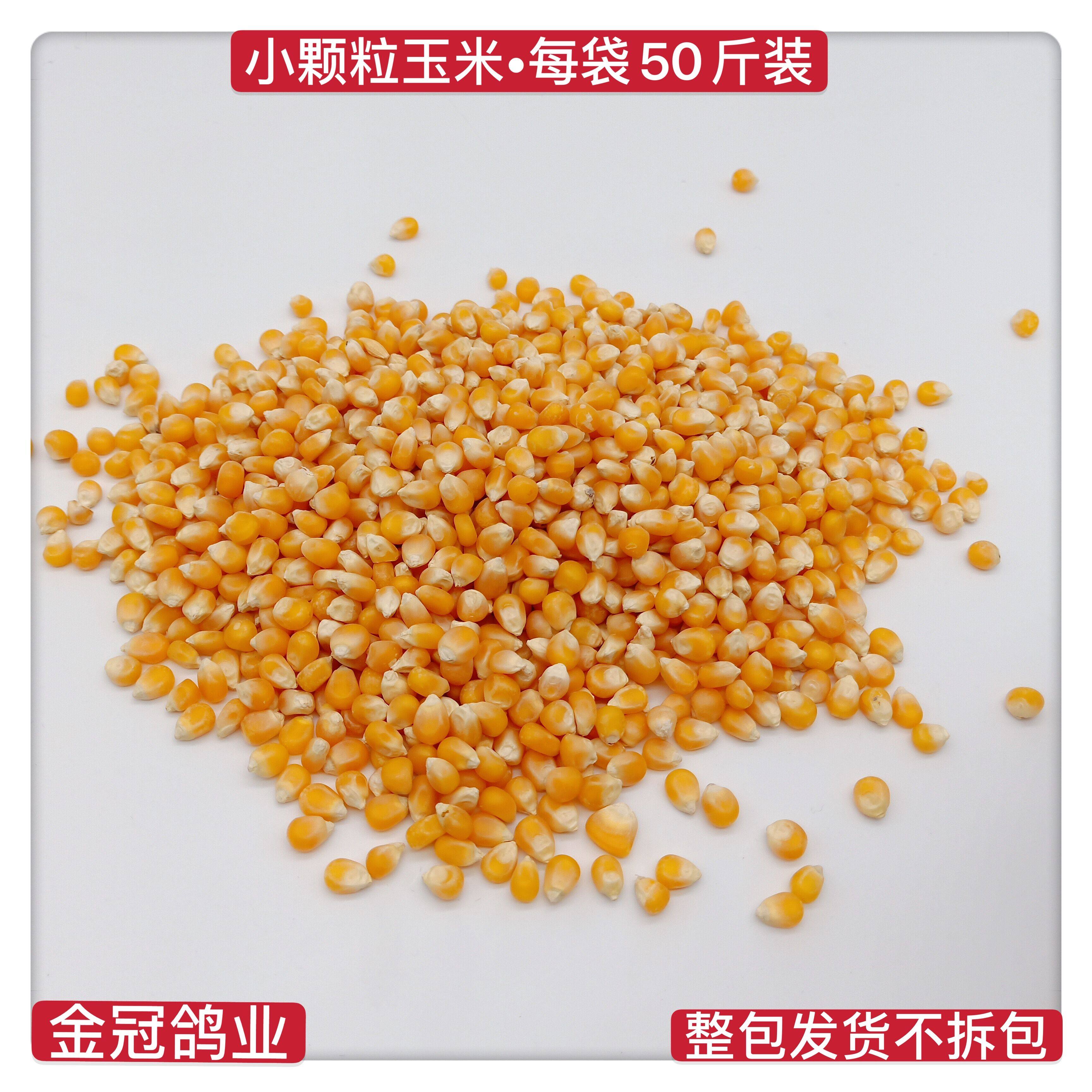 Special price boutique small grain corn small golden yellow bird food ornamental pigeon racing dove parrot hamster hamster grain national