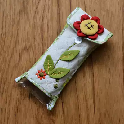 New handmade fabric remote control cover plastic surface waterproof remote control cover is especially suitable for weak signal