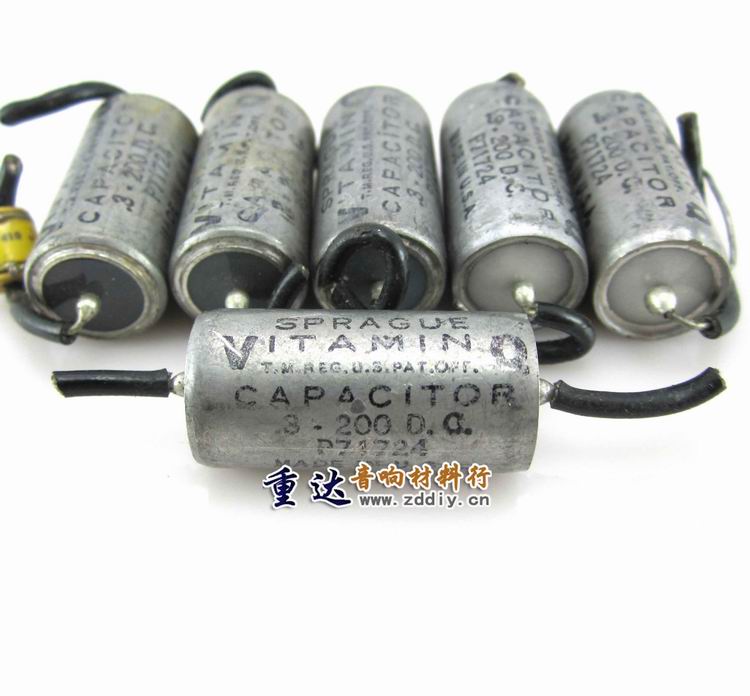 American vitamin SPRAGUE Sibi VQ copper shell oil-immersed capacitor 0 3UF200V