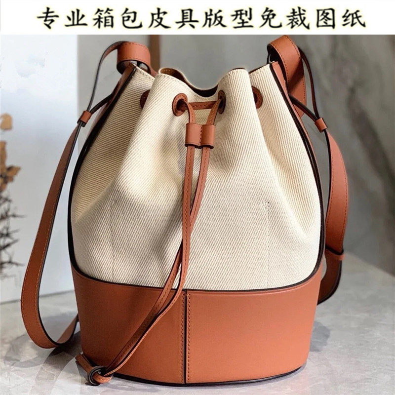 diy leather drawings for color pumped cross - packed bucket pack bag - type balloon canvas pack chop drawings