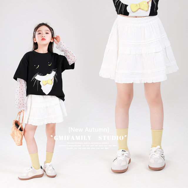 0769Q21 Girls White Skirts Puffy Skirts 2025 New Children's Skirts Cakes Super Good Short Skirts 0769Q21 Girls White Skirts Puffy Skirts 2025 New Children's Skirts Cakes Super Good Short Skirts