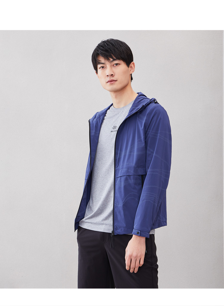 HLA / Haicang House mẫu áo khoác skinny 2019 áo khoác nhẹ cho nam - Cao bồi quần áo thu đông nam