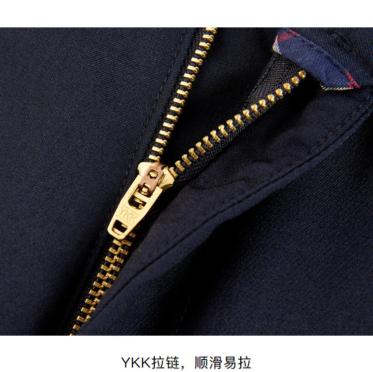HLA/海澜之家 商场同款 男士弹力商务休闲裤 YKK拉链 图9