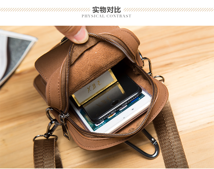 Điện thoại di động 6 inch túi 2018 người đàn ông mặc vành đai dọc đa chức năng nhỏ thời trang một vai túi đeo thay đổi túi nhỏ túi đeo chéo local brand