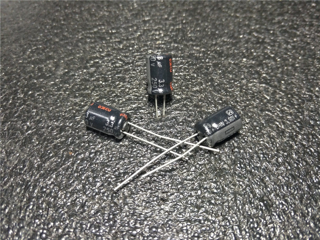 Original Panasonic 3 3UF250V fever audio electrolytic capacitor
