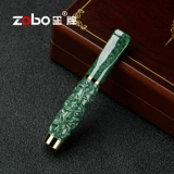 Девять -летящие магазин шесть цветов Zobo Подличный нефритовый держатель сигарет Мужчины и женщины с толщиной с двойным использованием Циклика может быть очищена до держателя сигарет