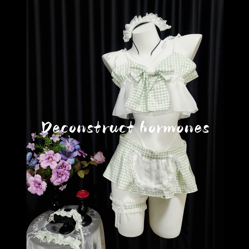 Deconstructed Hormones, the "Wizard of Oz," Light Green Lingerie, Qqny, Sexy, Emotional, Cute Set, Sweet Plaid Deconstructed Hormones, the "Wizard of Oz," Light Green Lingerie, Qqny, Sexy, Emotional, Cute Set, Sweet Plaid
