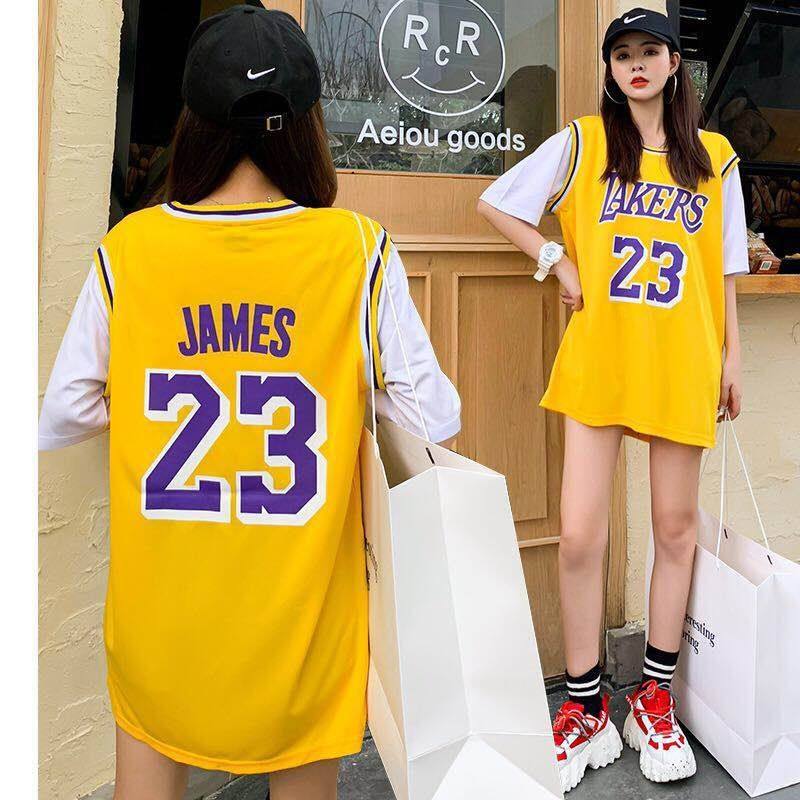 Short-sleeved girls basketball suit sports two-piece swimsuit Female conservative student three-piece set thin belly loose swimsuit