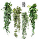 Simulation ivy pig heart leaf grape wall hanging vine