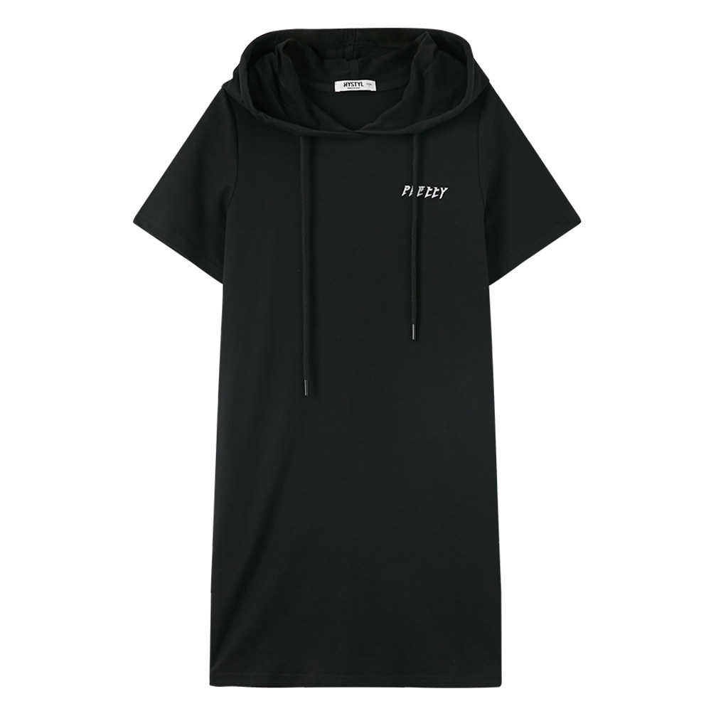 Metersbonwe women's summer new student casual trend printed knitted dress 243127