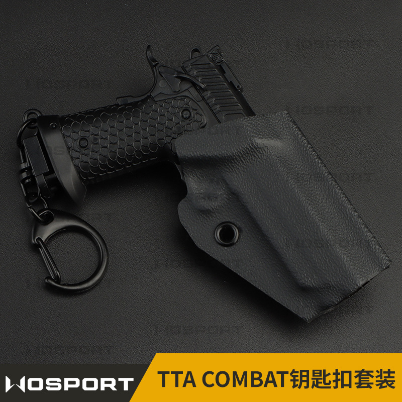 Wosport TITACOMBA Key buckle Quick-pull kit Tactical Army Battle Wolf Outdoor Model Pendulum decoration