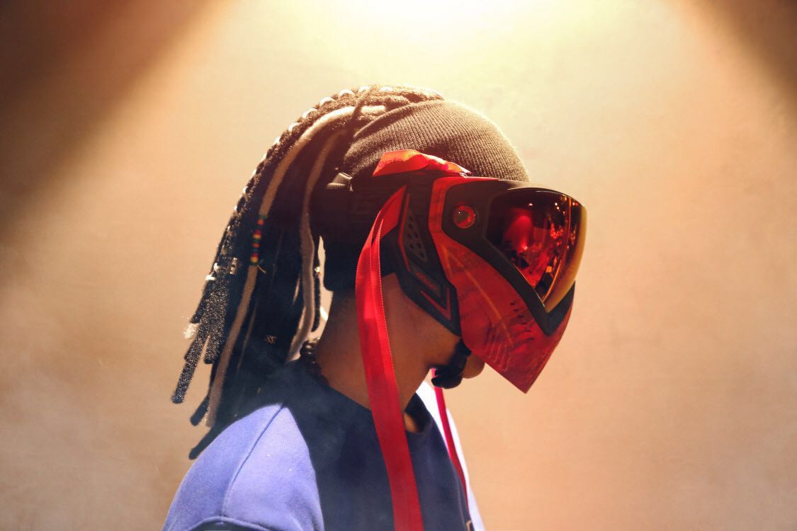 SQB Competitive Dirty Braid Headgear Hip Hop Speedqb Street Dance Directly Wearing Wig Dirty Braid Hair Cover Without Face Mask No Withdrawal