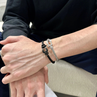 Official genuine animal year horseshoe buckle bracelet men's trendy brand simple and high-end custom couple bracelet design sense