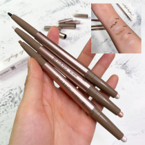 Pensmith Double Head Tibright Wolverine Pearls White Inner Eyelid Eyelid Eyelid Pen Opening Eyelid Champagne Champagne High Light Pen