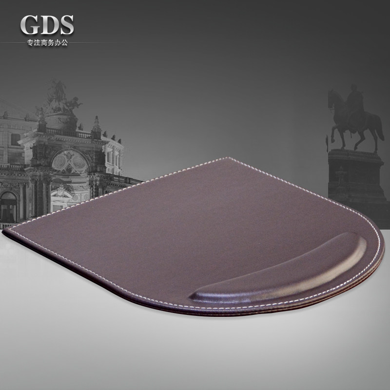 High-grade double-sided leather mouse pad Mouse device Wrist pad Computer accessories Office stationery special offer