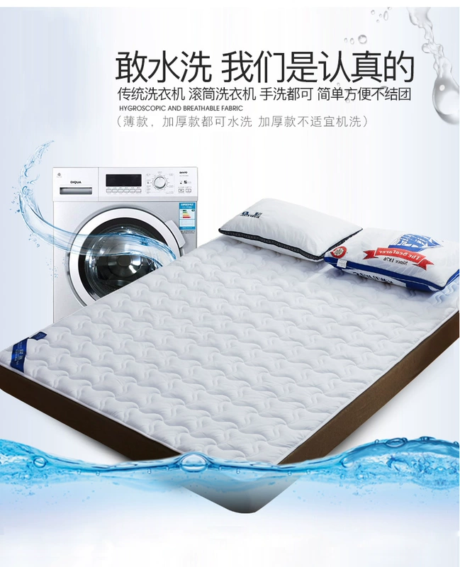Nệm 1.8 m giường tatami mat 1.5 m ký túc xá sinh viên 1.2 m 2 m chống trượt độ ẩm đôi mùa đông và mùa hè dual-sử dụng nệm kymdan 1m8