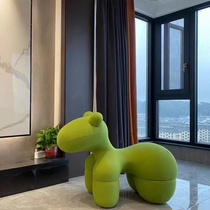 Pony Chair Pony Chair Creative Animal Chair Cartoon Stool Children Seat Toy Chair Art Decoration Chair