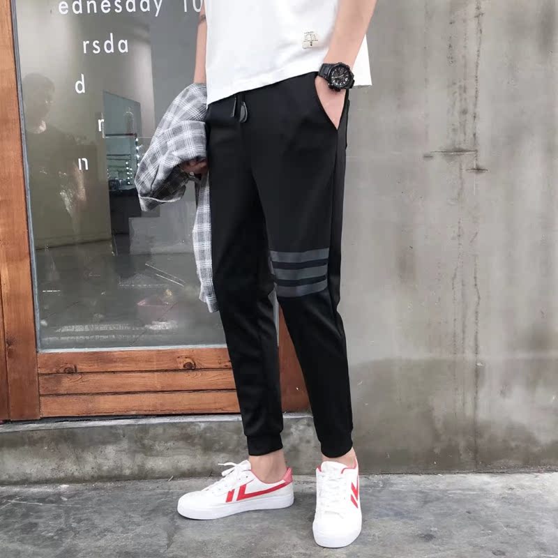 Mùa hè giá rẻ 9,9 nhân dân tệ chín chín quần nam đi làm bình thường quần mỏng phần 9 điểm quần thể thao thời trang nam