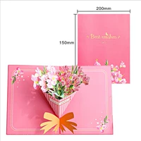 Трехмерная открытка, новая коллекция, орхидея