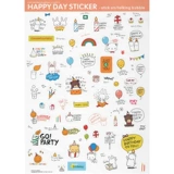 Ponybrown Bear милый дневник -альбом Руководство по росте наклейки на Diy Diary Дневник альбом Good Products 2