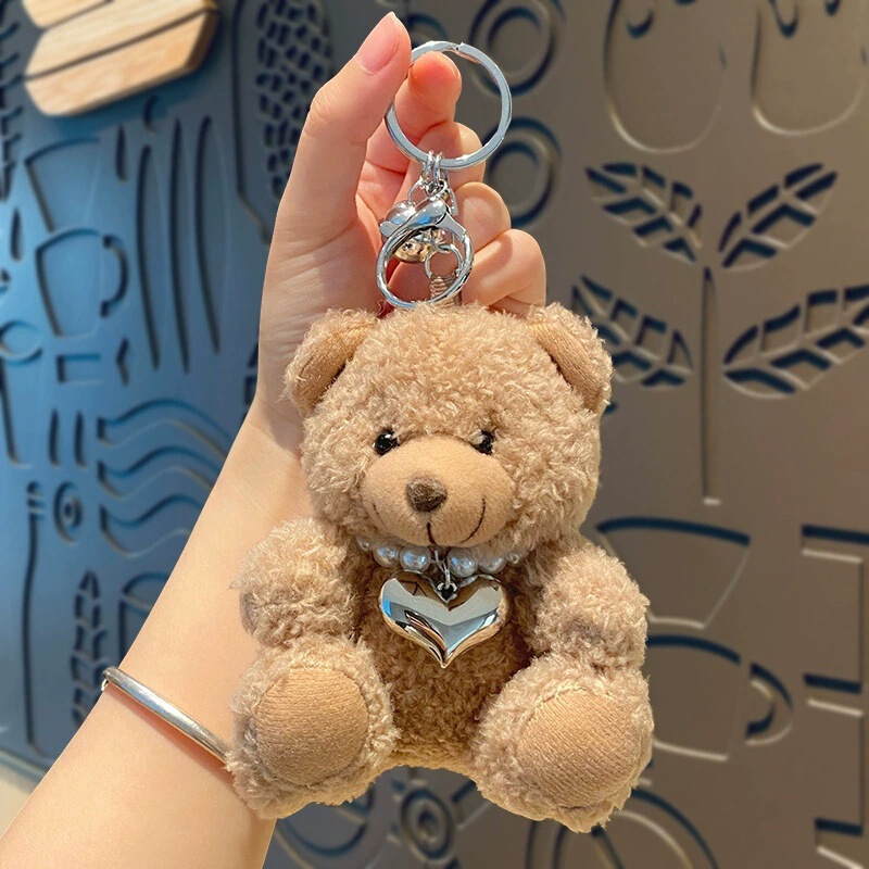 Creative Plush Trendy Cool Bear Student Backpack Pendant Doll Cute Couple Keychain Cartoon Small Gift Creative Plush Trendy Cool Bear Student Backpack Pendant Doll Cute Couple Keychain Cartoon Small Gift