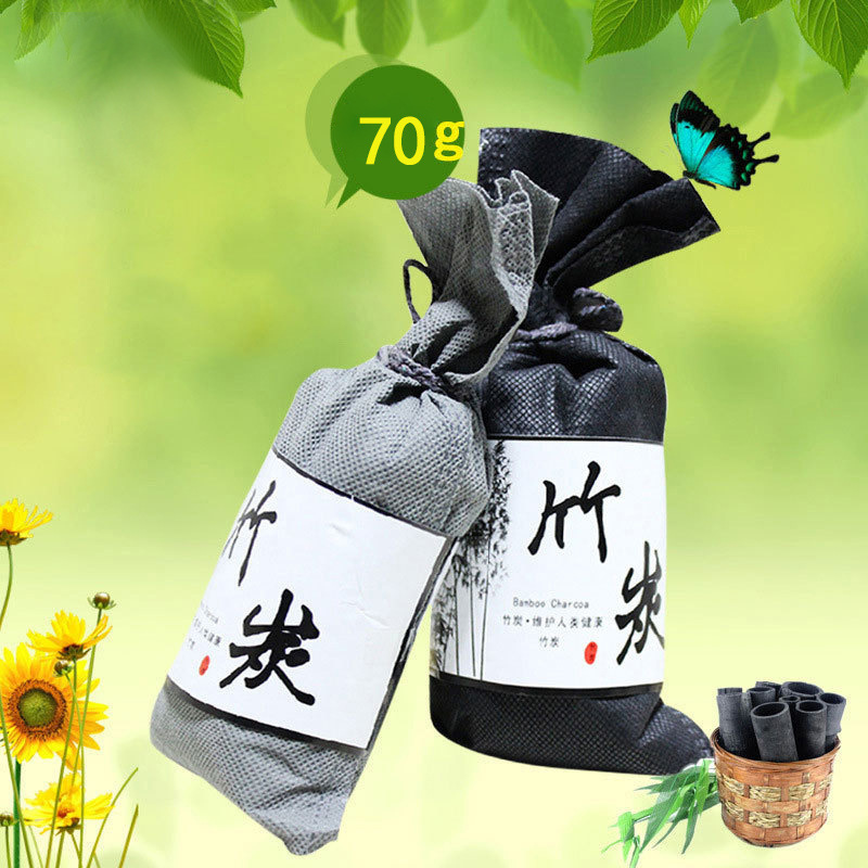 Car carbon charcoal cars cars dual use 70G active carbon charcoal cars in the cartridge with odor purification air cars