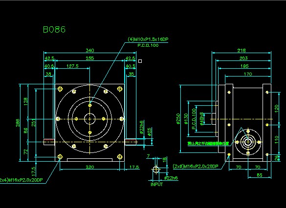 标准凸轮分割器(全套3D图+CAD图) Z37 机械设计参考资料设计素材