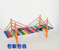 Model material Wooden bar wooden stick Ice cream stick Ice cream stick stick Handmade DIY production suspension bridge model material