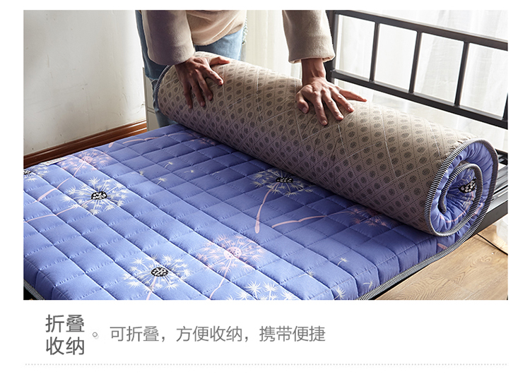 Ký túc xá sinh viên đại học đơn 0,9 m nệm dày đôi pad là giường nệm hộ gia đình lụa xốp pad - Nệm đệm xốp