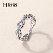 Index finger sterling silver ring female niche design fashion personality ring interlocking interwoven 2021 New Tide