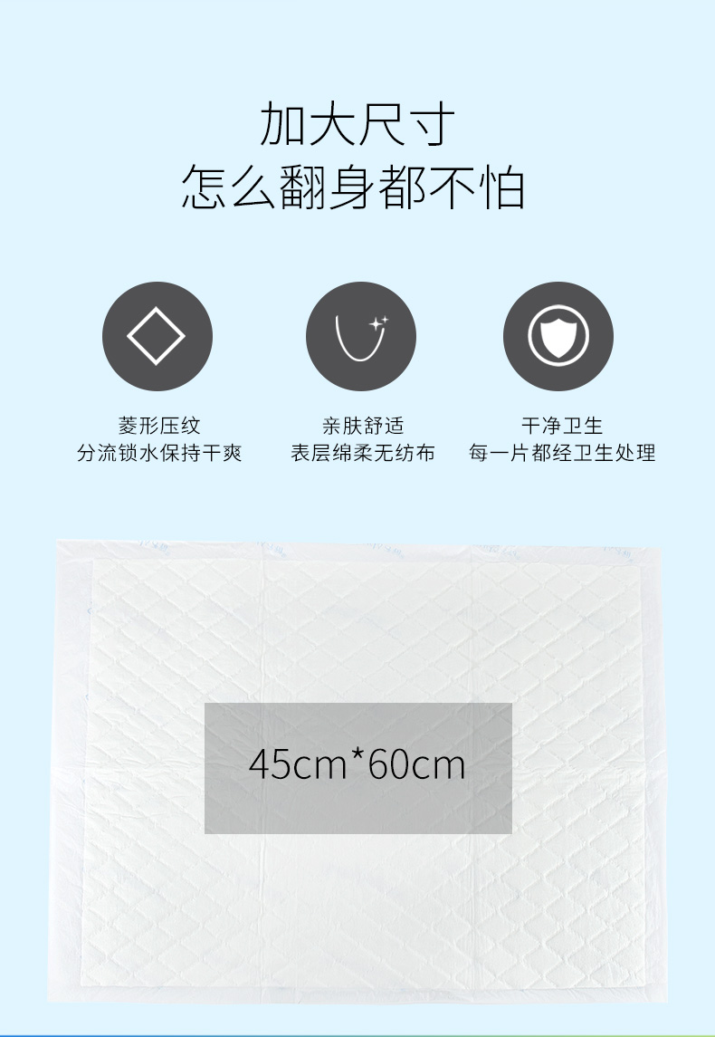 Thời thơ ấu cho bà bầu mat chăm sóc bà bầu tấm dùng một lần sau sinh cung cấp nệm không thấm nước 10 miếng 60 * 45cm - Nguồn cung cấp tiền sản sau sinh quần lót giấy cho sản phụ