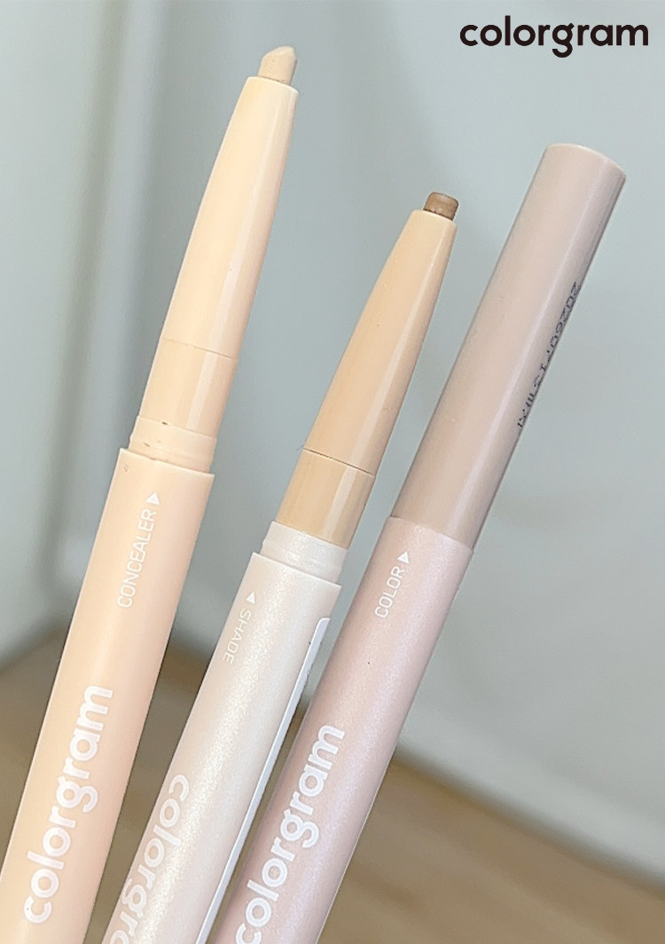 Лежа шелкопряда 可丽格朗colorgram卧蚕笔双头珠光01高光提亮笔眼影眼头哑光修容