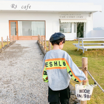 (20% off for 1 piece)Boys  spring sweater Childrens Korean spring boys loose tops Big childrens spring and autumn childrens clothing