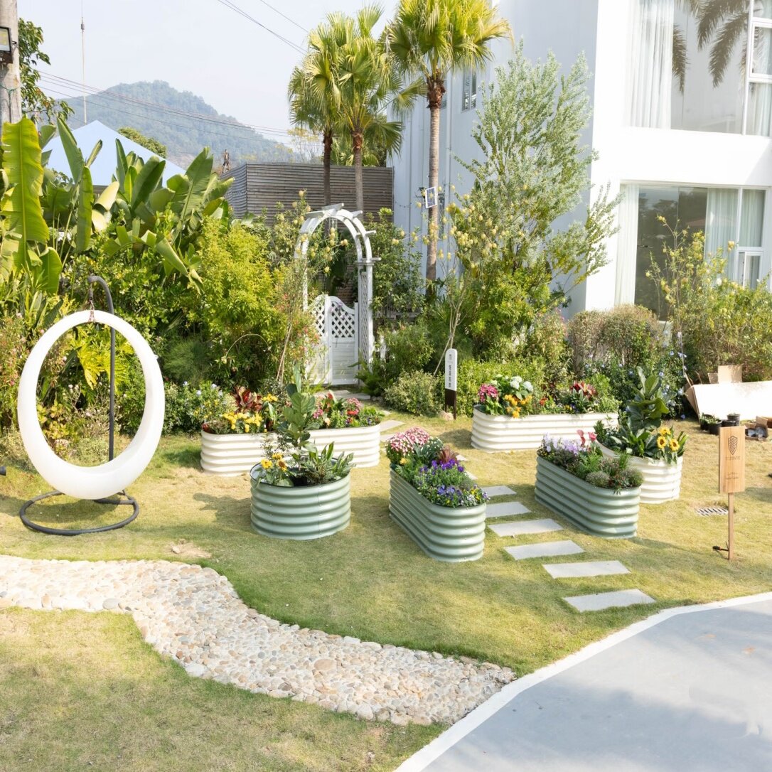 绿野仙踪金属种植花盆的LOGO