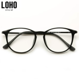 Loho Big рамка круглый лицо Ультра -светло -светильники Glopia Stackes Rack Женские литературные ретро -зеркальные рамки полная рама