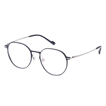 LOHO round frame myopia glasses for men with titanium frame for daily use can be matched with the degree LH30002