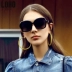 Kính râm phân cực LOHO mặt tròn nữ 2018 mới retro có thể được trang bị kính râm cận thị chống tia cực tím LHK013
