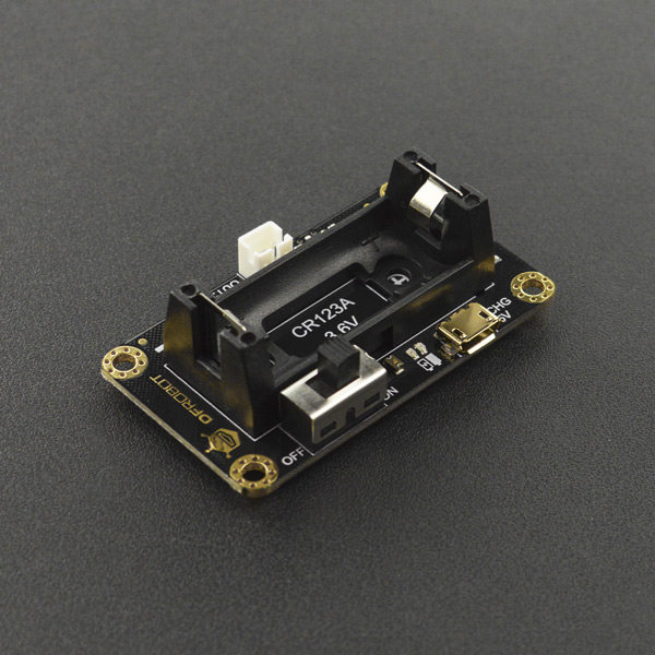 DFROBOT CR123A lithium battery power management module FIT0611