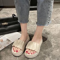 High Quality comfort full grid @ upper foot zero burden slippers Women summer wear thick soles fashion leisure 1