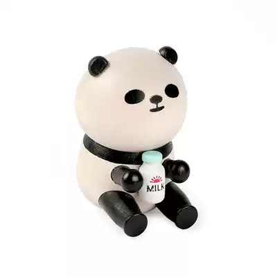 Jeancard Wooden Healing Panda Refrigerator Sticker Snoopy Cartoon Office Magnetic Home Decoration Housewarming Gift