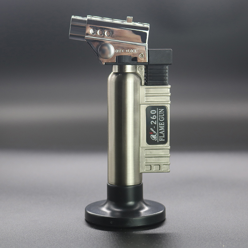 Bar Windproof Straight Flush Jet Fire Gun High Temperature Small Welding Gun Repeatedly Inflatable Gas Windproof Lighter