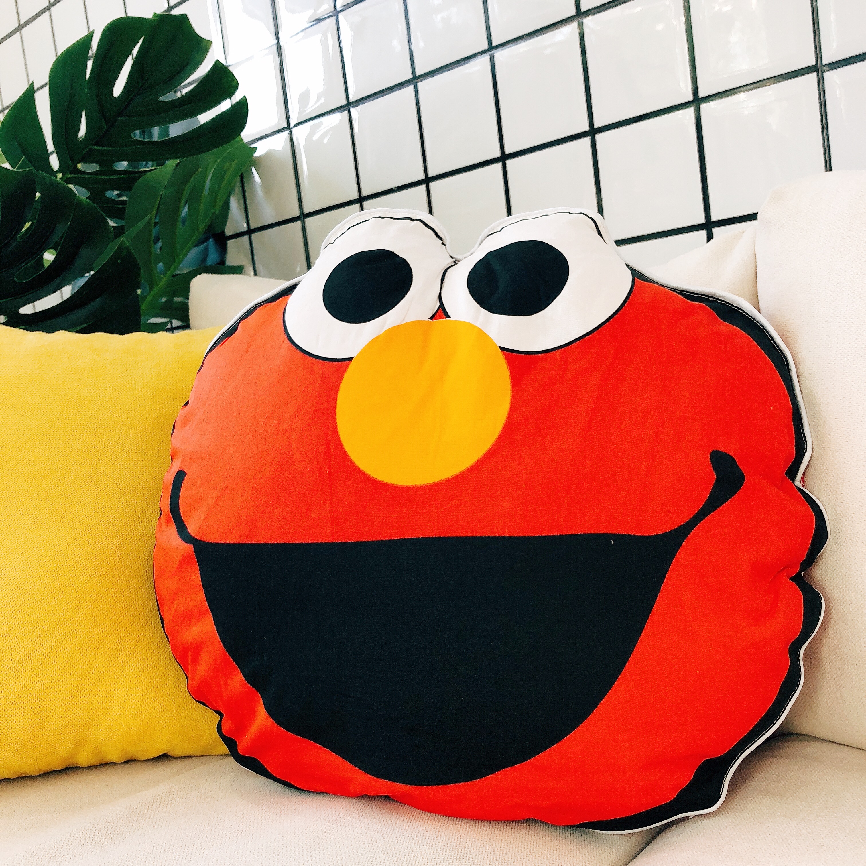 Phòng trẻ em phim hoạt hình bánh mì siêu nhân mè đường phố vịt bông gối sofa đệm gối có thể tháo rời và có thể giặt - Trở lại đệm / Bolsters Chăn gối văn phòng 3 in 1