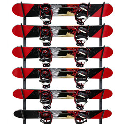 Ski Wall Mount Rack, Ski Board Display Rack, Storage Rack for Home and Garage Storage