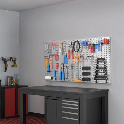 Perforated Board Wall-Mounted Hardware Tool Storage Rack Display Rack Organizer Rack Fixed Rack Placement Rack